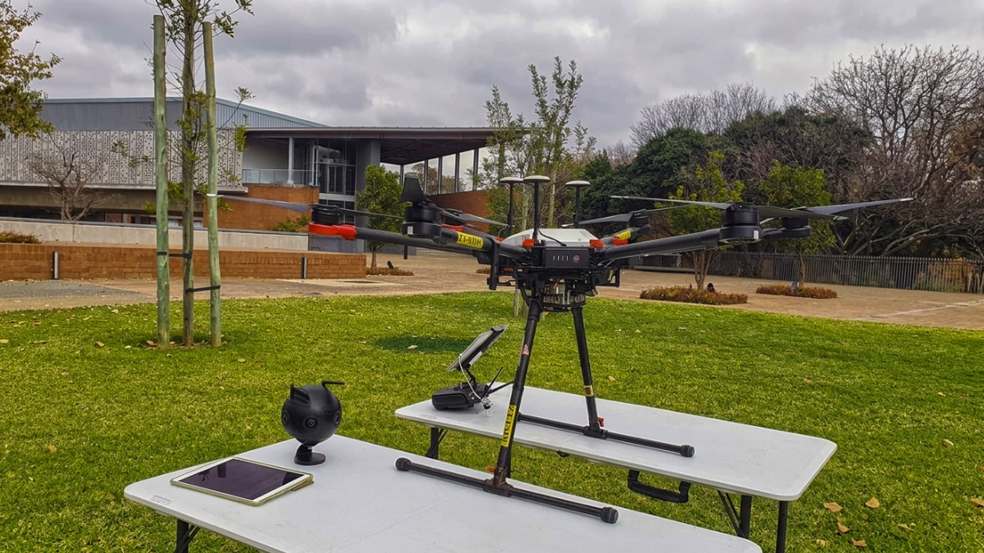 Aerial 360 Degree Drone View