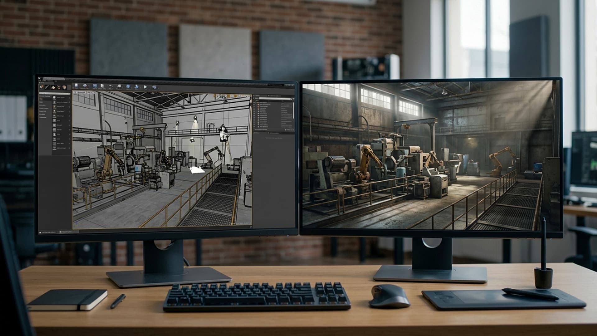 VR & Simulation Concept Visuals